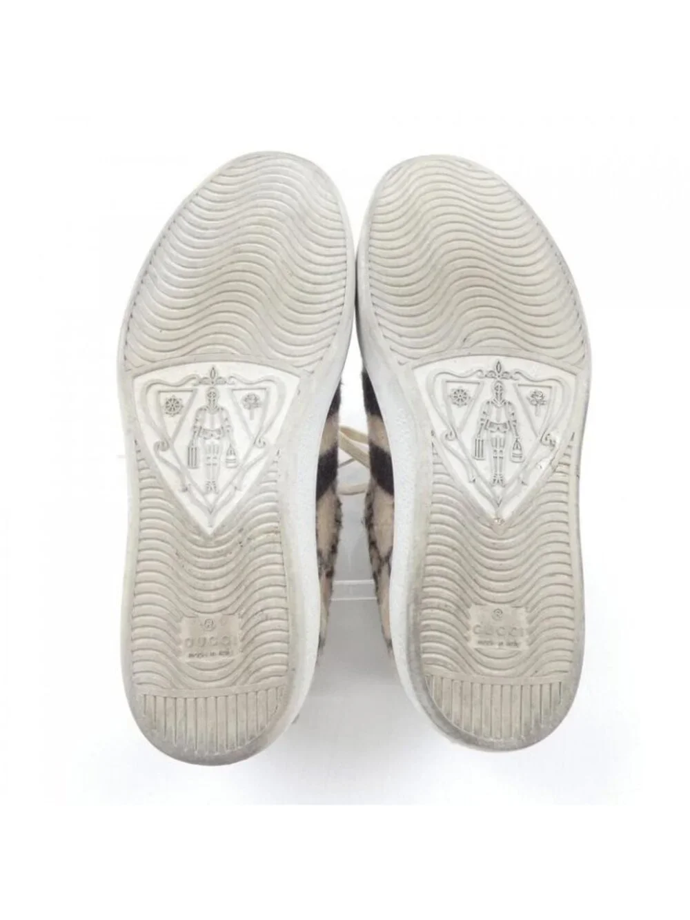 Gucci Sneakers Black 7 Beige Brown - Picture 4 of 6